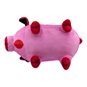 Premium doux décoratif rose debout gros pépites cochon avec queue rouge mignon oreilles nouveaux jouets 2024 pour enfants jouet peluche cochon en gros - Product Image 4