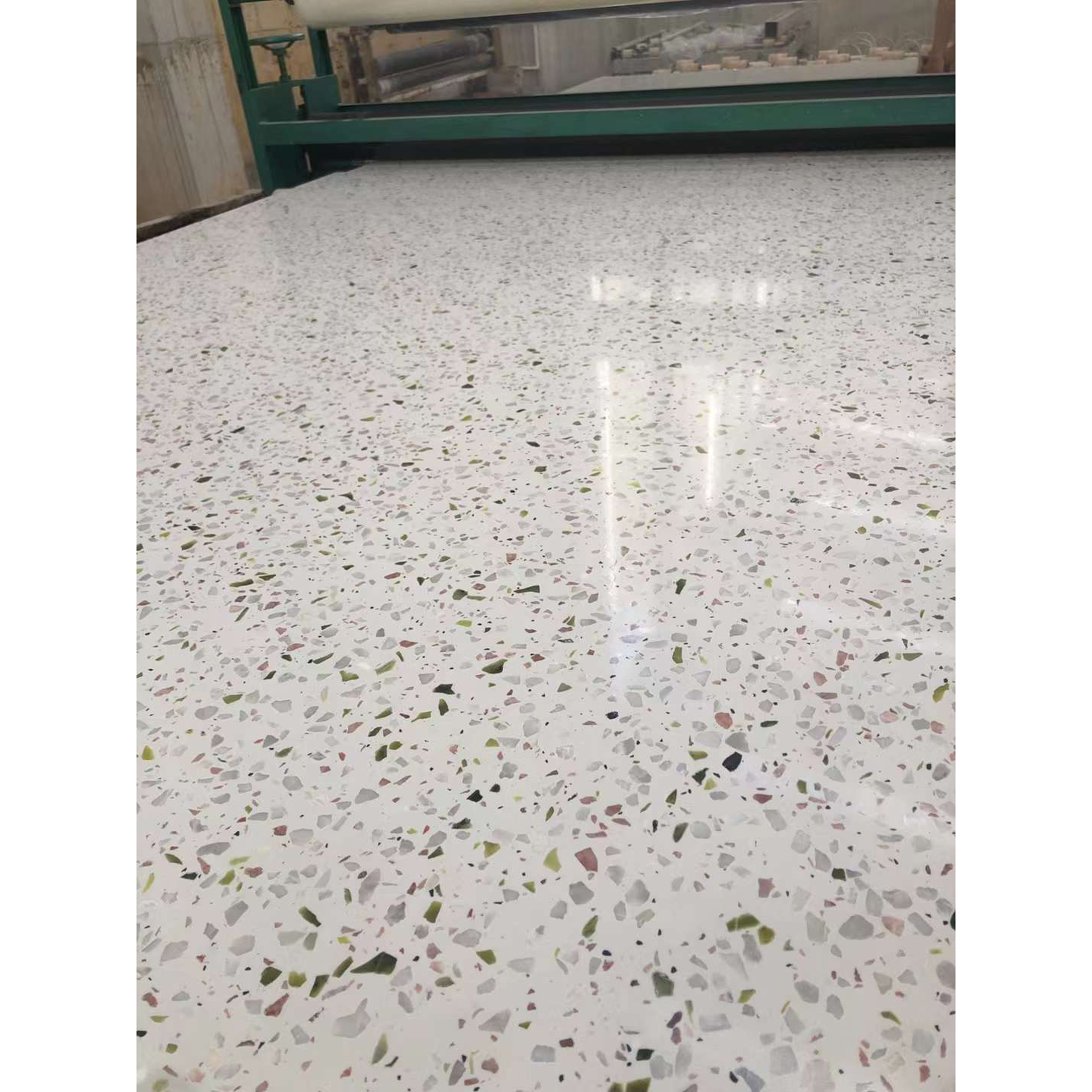 6mm geschliffene knstliche weie Terrazzo-Fliesen fr Flur und Wand|  Alibaba.com