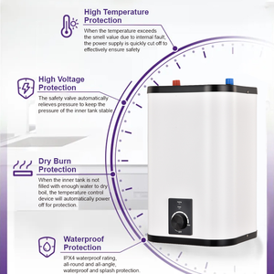 <span class=keywords><strong>Chauffe</strong></span>-<span class=keywords><strong>eau</strong></span> <span class=keywords><strong>électrique</strong></span> à accumulation Anto de haute qualité à bas prix, 10 <span class=keywords><strong>litres</strong></span>, pour cuisine, <span class=keywords><strong>chauffe</strong></span>-<span class=keywords><strong>eau</strong></span> à accumulation à technologie avancée - Product Image 2