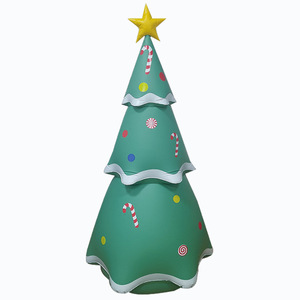 Árbol <span class=keywords><strong>de</strong></span> <span class=keywords><strong>Navidad</strong></span> Inflable Gigante Joyee, Ecológico, <span class=keywords><strong>de</strong></span> 3 Niveles, <span class=keywords><strong>de</strong></span> PVC, <span class=keywords><strong>con</strong></span> Estampado <span class=keywords><strong>de</strong></span> <span class=keywords><strong>Bastones</strong></span> <span class=keywords><strong>de</strong></span> <span class=keywords><strong>Caramelo</strong></span>, 210x110cm, Estilo Adorable para Decoración <span class=keywords><strong>de</strong></span> Jardín - Product Image 3