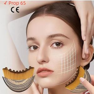 Synthetische Make-up-Pinsel mit Kunststoffgriff für Augen- und Nackenpflege, Massage, Dropshipping, Lymphdrainage, Konturierung, Gesichtspinsel, CE-zertifiziert - Product Image 1