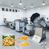 Ligne de production semi-automatique de frites et de chips de manioc 50-200 kg/h à prix d'usine