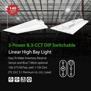 DLC 140lm/W 150W 200W300W倉庫スチールハウジング調光ハイベイ照明2フィート<span class=keywords><strong>3</strong></span>フィートペンダントLEDリニアハイベイライト - Product Image 2