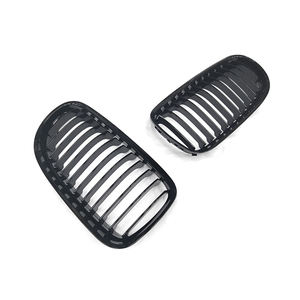 E90 LCI Ersatz-Nierengrill aus Carbonfaser, Frontstoßstange, Einzelsteg, schwarzer Kühlergrill für BMW 3er E90 2009–2012 - Product Image 4