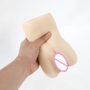 Masturbador Masculino de Bolsillo 2 en 1 de TPE, Vagina Ajustada y Anal, Juguetes Sexuales para Hombre, Venta al Por Mayor de Fábrica - Product Image 5