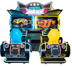 Máquina de Carreras Speed Racer para 2 Jugadores, con Movimiento, Operada con Monedas, Pantalla Dual, para Uso Comercial en Interiores - Product Image 3