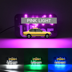 Đèn báo <span class=keywords><strong>LED</strong></span> USB 6V/12V mới cho xe hơi, dùng để nhận diện xe, lắp đặt thay thế, thuộc loại phụ kiện đèn xe khác - Product Image 5