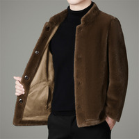 Nouveaux manteaux en fausse fourrure tendance pour l'hiver et l'automne, écologiques, respirants, en gros, couleur unie, style décontracté, luxe, fausse fourrure de vison pour hommes