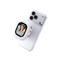 Moniteur de projection d'écran T40 en gros, caméra arrière magnétique pour téléphone, pour vidéos autoportées, mini vlog magnétique sans fil pour téléphone
