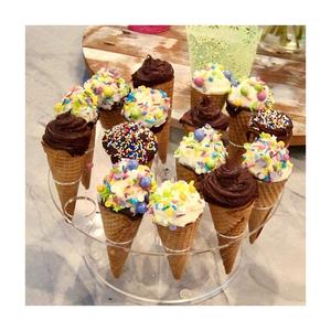 Exhibición de cono de helado acrílico de fábrica al por mayor soporte de cono de helado Acrílico - Product Image 6