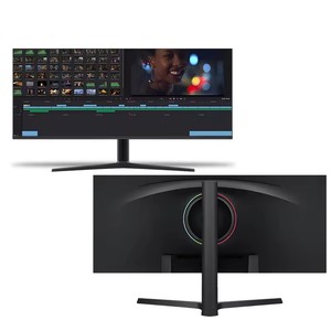 OEM 34 Inch 4K Widescreen Computer Gaming Monitor 3440*1440 120HZ IPS Curved Screen Monitor With 2*H-DMI 2*DP <strong>Interface</strong> - Product Image 1
