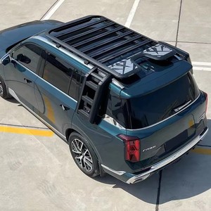 Cesta Portaequipajes de Techo de Aleación de Aluminio con Escalera Lateral y Caja Lateral para <span class=keywords><strong>Skoda</strong></span> <span class=keywords><strong>Kodiaq</strong></span> 2017-2026 - Product Image 4