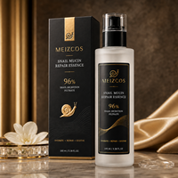 Sérum réparateur à la mucine d'escargot MEIZCOS, soin naturel de la peau, complexe multi-activant, renforce la barrière cutanée, apaisant pour les peaux sensibles et irritées
