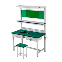 Mesa de Trabajo Antiestática para Ensamblaje Electrónico Thousand Rivers Hundred Winds, Dimensiones Personalizables, Cajones, Modelo QCBZ-GZT-9613
