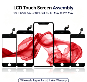 Écran tactile LCD complet en gros pour <span class=keywords><strong>iPhone</strong></span> 5 6S <span class=keywords><strong>7</strong></span> 8 Plus X XR XS Max 11 Pro Max – Pièces de réparation avec garantie 1 an - Product Image 1