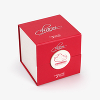 Boîtes cadeaux cylindriques rigides en carton recyclé avec logo personnalisé en relief, doublure en éponge, sans couvercle, pour l'emballage des bougies