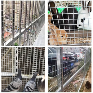 Fabrika doğrudan tedarik sağlam dayanıklı 25*25mm sıcak daldırma galvanizli hayvan kafesi kaynaklı örgü üniforma örgü delik kesme çiftlik çiti - Product Image 6