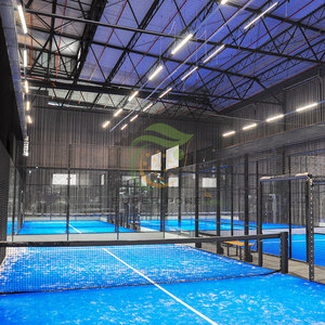 Cancha deportiva de Pádel de lujo para exteriores e interiores No se oxida Cancha de Pádel panorámica galvanizada en caliente - Product Image 6