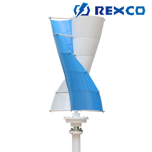 Piccolo albero verticale portatile multicolore per uso domestico 500W turbina eolica ad albero verticale <span class=keywords><strong>a</strong></span> spirale - Product Image 6