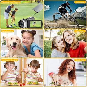 Meilleures ventes 2024 NOUVEAU Mini caméscope numérique Full HD <span class=keywords><strong>NXCAM</strong></span> 4K avec zoom numérique 18X MicroSD jusqu'à 512G pour la photographie - Product Image 4