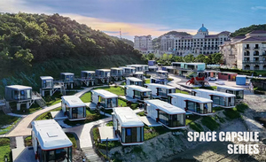 Waterdichte prefab aluminium ruimtecapsule mobiele cabine voor resort hotel ruimtecapsule - Product Image 6