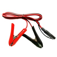 Câble de raccordement 14AWG avec connecteur SAE vers pinces crocodiles, rallonge de prise de batterie SAE pour moto, voiture, tracteur