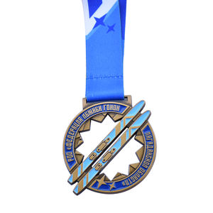 Medalla y trofeos de metal hueco personalizados chapados en oro antiguo diseñados por proveedores de China Medallas exclusivas de Mara Oahchon - Product Image 3