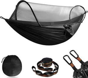 वूकी आउटडोर अवकाश हथौड़ों को आराम से सोते हुए हल्का और कॉम्पैक्ट बैकपैकिंग हैममॉक - Product Image 1