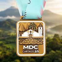 Médaille de Marathon Personnalisée en Alliage de Zinc pour les Compétitions de Course sur Route 42K, 21K, Demi-Marathon et Sports d'Endurance