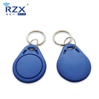 Porte-clés RFID étanche 7 octets UID 13,56 MHz ABS RFID MIFARE Classic 1K