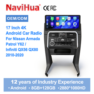 Autoradio Android multimédia 4K 17 pouces pour <span class=keywords><strong>Infiniti</strong></span> QX56 <span class=keywords><strong>QX80</strong></span>, Nissan Armada Patrol Y62 – Unité centrale automobile, dernier design 2026 - Product Image 3