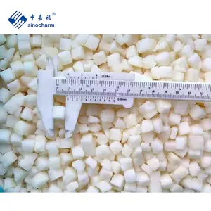 Sinocharm BRC-A chứng nhận 10x10mm ngọt ngào ngon ngọt côn trùng miễn phí iqf lê khối Bán buôn giá 1kg lê thái hạt lựu đông lạnh