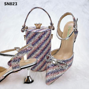 2022 Italy Fashion Brand <strong>Name</strong> Matching Bag and <strong>Shoe</strong> <strong>Ladies</strong> Casual Bag and <strong>Shoes</strong> for Women - Product Image 4