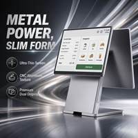 Sistem Kasir POS Android 15,6 Inci untuk Toko Retail, Mesin POS All-in-One, Terminal POS, Point of Sale