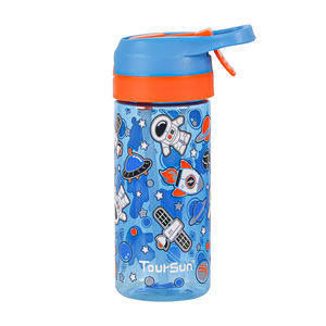 Toptan BPA içermeyen plastik spor su şişesi saman Tritan Sipper ile tırmanma için dış mekan sporları su şişesi sprey ile - Product Image 2