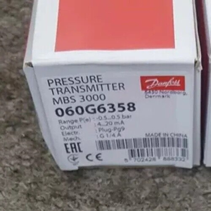 Transmisor de Presión Danfoss MBS3000 060G6358 Disponible en Stock - Product Image 1