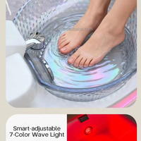 Fauteuil de pédicure électrique de luxe MOOLIN pour salon de beauté, avec massage et spa pour les ongles, pour les salons de beauté et de manucure (US/EU)
