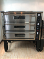 Oven Rui Tai Stainless Steel 3 Dek 6 Loyang, Pemanasan Merata Kontrol Digital Anti Karat, Untuk Toko Roti, Pembuatan Roti dan Kue
