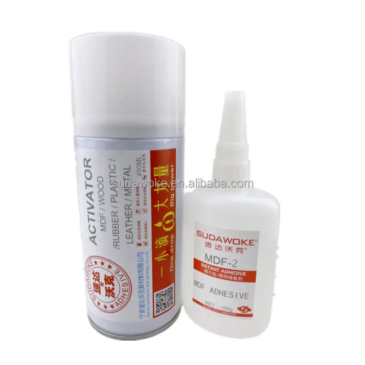 MDF-2 Kit 450ml Activator +100g cyanoacrylate adhesive and super glue with activator Fast Adhesive with activator