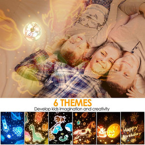 Led Đầy Sao Ánh Sáng Ban Đêm Chiếu Sao Thạc Sĩ Đèn Mặt Trăng Bầu Trời Xoay Lãng Mạn Chiếu Ánh Sáng Cho Trẻ Em Phòng Ngủ Trang Trí Nội Thất - Product Image 5