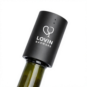 Lovin Electric Metal <b>Wine</b> Saver <b>Pump</b> Vacuum Stopper with Eco-Friendly Design for Preserving <b>Wine</b> Flavor and Aroma - Product Image 5