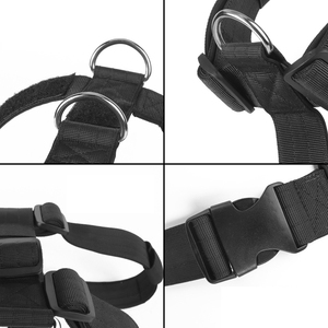頑丈で耐久性があり、調整可能な、戦術的なデザインの犬用ハーネス。クイックリリースバックルとカスタムロゴオプション付き。 - Product Image 3