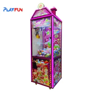 Moeda operado jogo máquina doces garra guindaste prêmio máquinas mini vending doces arcdae jogos