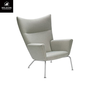 Cánh Ghế Ghế Bành khách sạn Mô hình phòng đơn giản đặc biệt hình tối giản Bắc Âu giải trí duy nhất thiết kế tùy chỉnh ghế sofa kim loại - Product Image 6