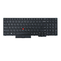 Keyboard Laptop HK-HHT untuk Lenovo ThinkPad E580 E585 L580 P52 P72 Backlight US Keyboard