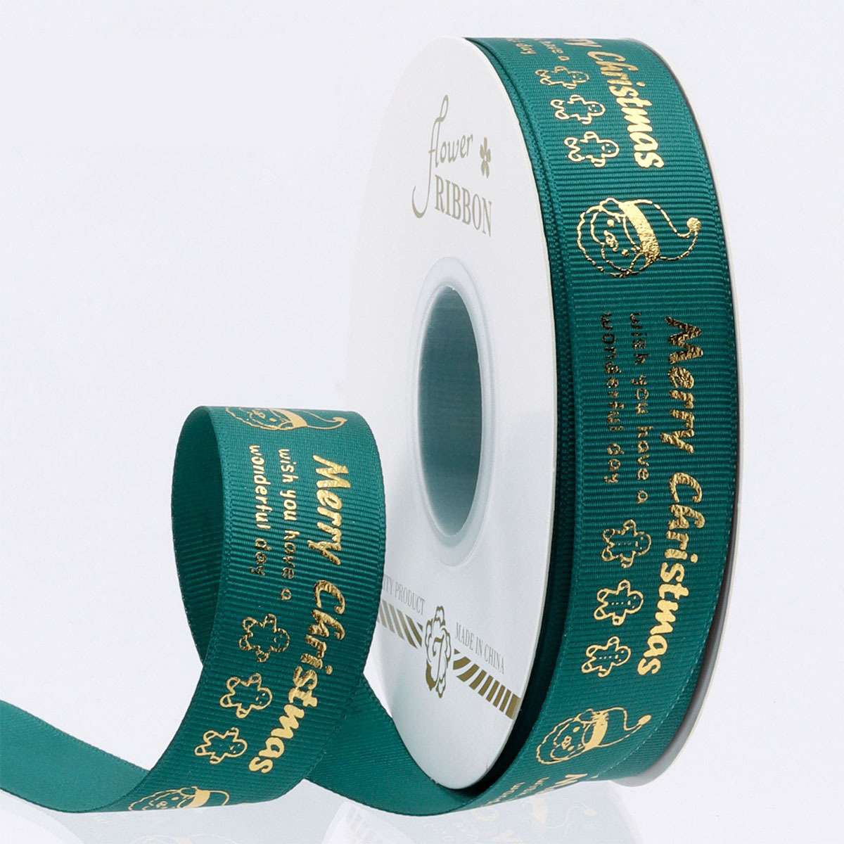 2,5 cm [Père Noël] vert foncé-40 mètres