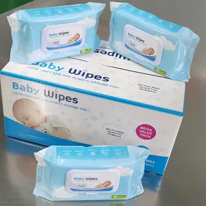 Toallitas húmedas de limpieza para bebés, sin perfume, alta calidad, OEM, 80 Uds. Por paquete