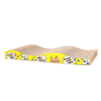Fournitures pour animaux de compagnie Grattoir pour chat en carton ondulé Planches à gratter interactives amusantes
