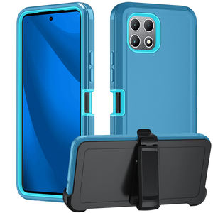 <b>Rugged</b> TPU PC Protective case for Revvl 7 Shockproof and Wear-Resistant Phone Case With Holster Stand Holder Optional - Product Image 1