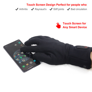Gants chauffants à batterie électrique pour écran tactile, pour sms thermique, gants chauds d'hiver pour vélo de Ski - Product Image 3
